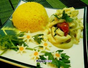 Ngoc Lien Vegan - com hoa cuc at Ngoc Lien in Ho Chi Minh City