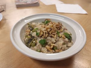 Dish of the day risotto at oVEGANADA in Porto