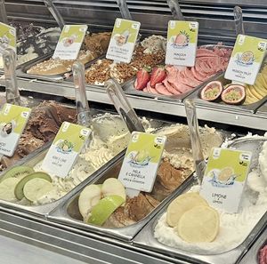 Vegan labelled gelato at The Gelatist - Corso  in Rome