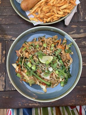 Amazing ‘Beef’ teriyaki with udon noodles!  at The OakTree in Leigh-on-sea
