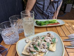 Vegan dishes at The OakTree in Leigh-on-sea