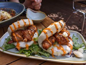 Bao buns at The OakTree in Leigh-on-sea