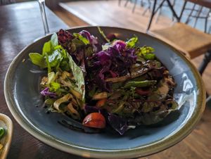 Side salad at The OakTree in Leigh-on-sea