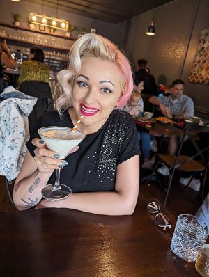 Vegan cocktail - pina colada at The OakTree in Leigh-on-sea