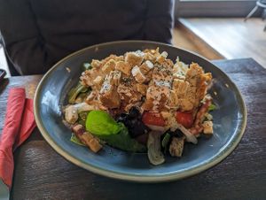 'Roast chicken' salad at The OakTree in Leigh-on-sea