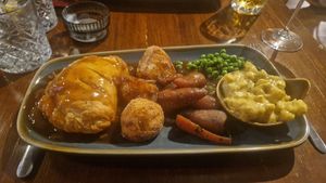 En croute Xmas menu at The OakTree in Leigh-on-sea