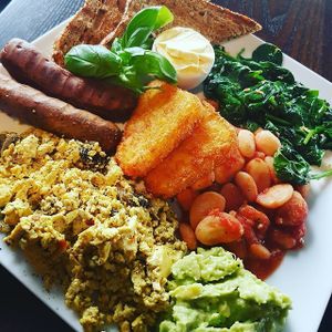 The BIG one .... Vegan Breakfast at The OakTree in Leigh-on-sea