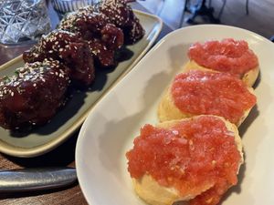 Cauliflower and Pan con Tomate  at The OakTree in Leigh-on-sea