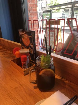 Homemade iced tea (€4,20)  at Takumi  in Utrecht