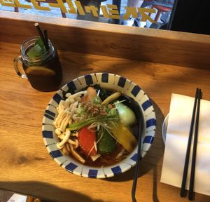 Vegan shoyu ramen (R22; €15,80)  at Takumi  in Utrecht