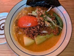 Vegan spicy tan tan men at Takumi  in Utrecht