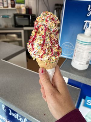 Vegan ice cream!  at Mablethorpe Ice Cream Company in Mablethorpe
