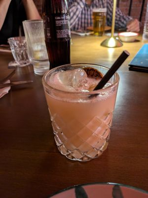 Virgin colada sour at Settebello Ristorante in Madrid