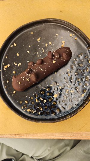 Chocolate and peanut dessert at L'Oasi La Pizzeria in Frosinone