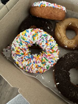 Sprinkle & Cookie Crumble  at Maverick's Donut Company in Edmonton