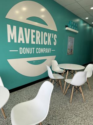 interior  at Maverick's Donut Company in Edmonton