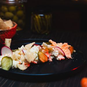 Nuestra ensaladilla rusa. at La Tuerta Funky Castizo in Madrid