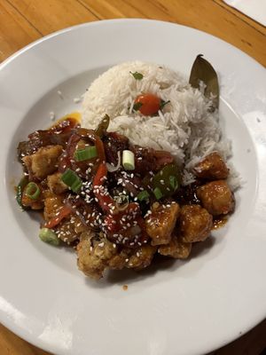 General Tso’s Tofu  at Sweet 27 in Baltimore