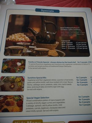  at Sunshine Restaurant in Newcastle Upon Tyne