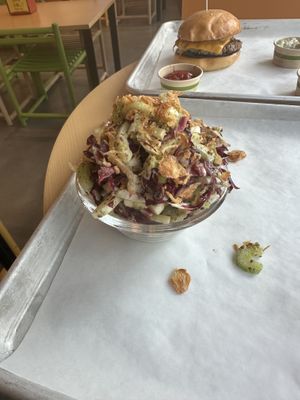 Coleslaw is good  at Burgare Bar in San Francisco