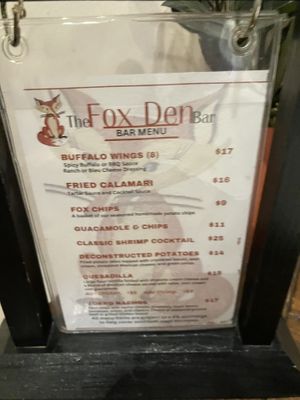 Guacamole is good and per bartender is dairy free    at Foxes Bistro in Borrego Springs