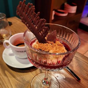 Dessert at Officine19 in Mallorca