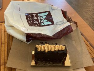 Chocolate/peanut butter at Mia's Brooklyn Bakery in New York City