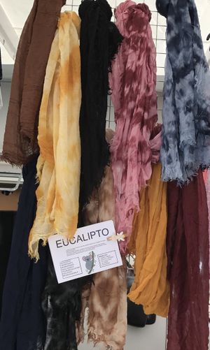 Tencel (eucalyptus wood fiber) scarves!
Lovely, soft, breathable: this is the best scarf you can have! at Eco Popup in Florence