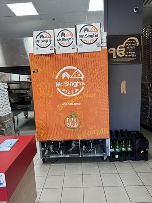 Inside  at Mr Singh's Pizza in Brampton