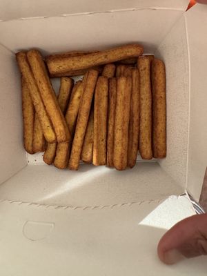 Off Menu Item - Vegan Chickpea Flour Fries  at Mr Singh's Pizza in Brampton