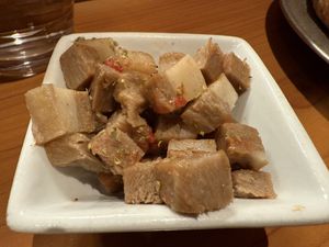 Vegan Porkbelly  at Sonoma Pizza Co in Forestville