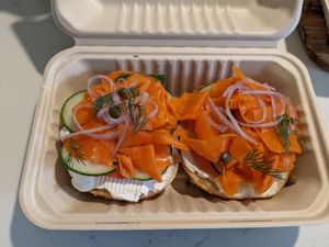 Vegan Nova at Bageltopia in Berkeley