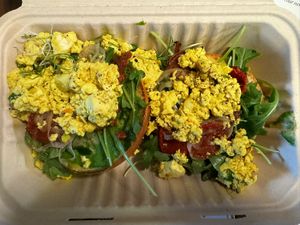   at Bageltopia in Berkeley