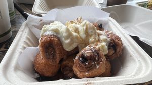 French toast bites  at Bageltopia in Berkeley