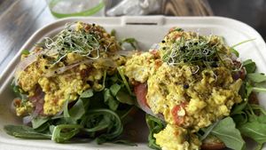 Vegan Farmstand  at Bageltopia in Berkeley