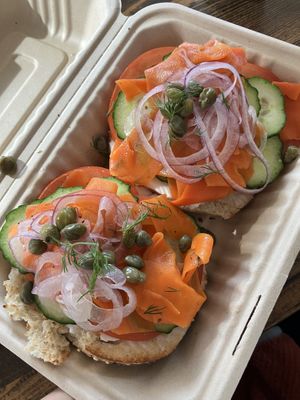 Veganova - fresh and delicious   at Bageltopia in Berkeley