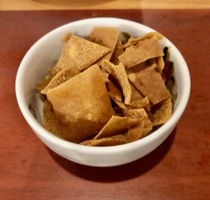 Fried bread  at Al Khayma Heritage Restaurant - Souq Al Jami in Abu Dhabi