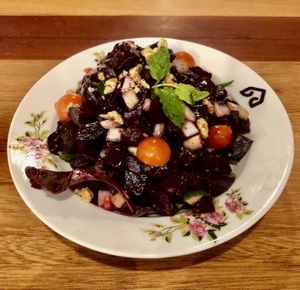 Beetroot walnut salad  at Al Khayma Heritage Restaurant - Souq Al Jami in Abu Dhabi