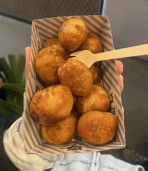 Caramel sauce and cinnamon toppings were absolutely delicious!  at Loo Koo Mas in Reykjavik