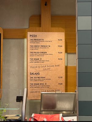 Clearly labeled vegan  at AMS - The Oven  in Schiphol