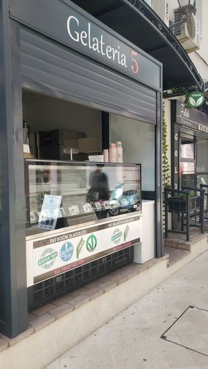A lot of choices are vegan at Gelateria 5 in Mostar