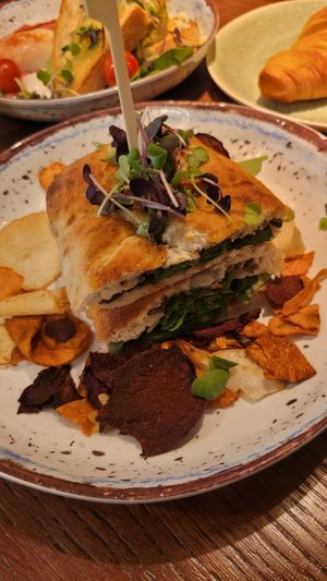 Vegan Foccacia at The Treehouse by Superchulo in Madrid