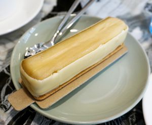 Rose/rhubarb at Giardino - Pop-Up in Paris