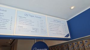 Menu at Mezzmiz  in Montreal