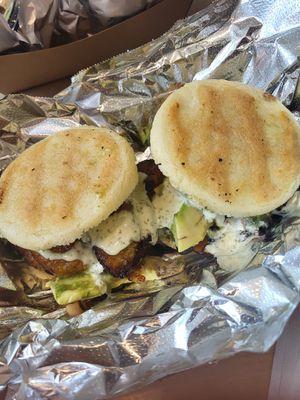 Arepas at Four Brothers   in San Antonio