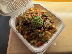 Carne Asada Fries  at La Venganza in San Francisco