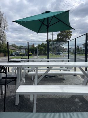 Terrace  at Two's Company Cafe in Pascoe Vale