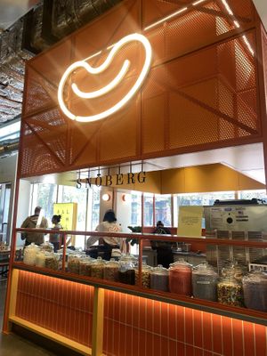 Promptly Upon Entering from IKEA Side on 1st Levell  at SNÖBERG in San Francisco