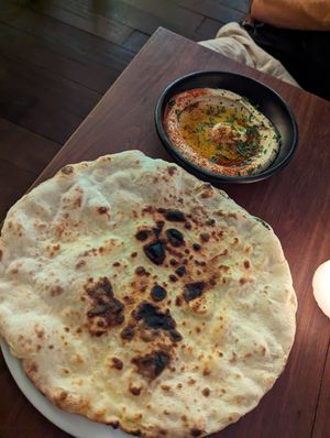 Hummus at Cafe Zorba in Medellin