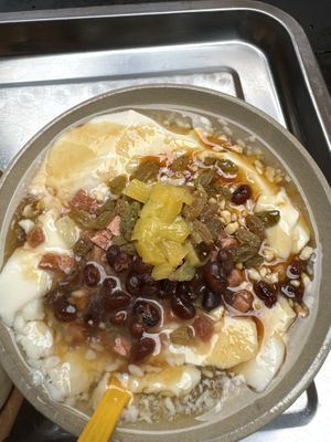 Sweet tofu pudding   at Daci Temple Vegetarian Food - 大慈寺素斋 in Chengdu